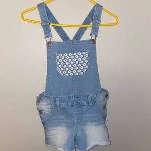 Overall shorts